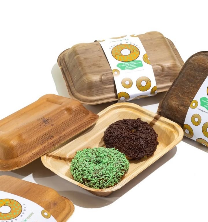 Potret produk Plepah yang digunakan sebagai kemasan donat | Instagram Plepah 