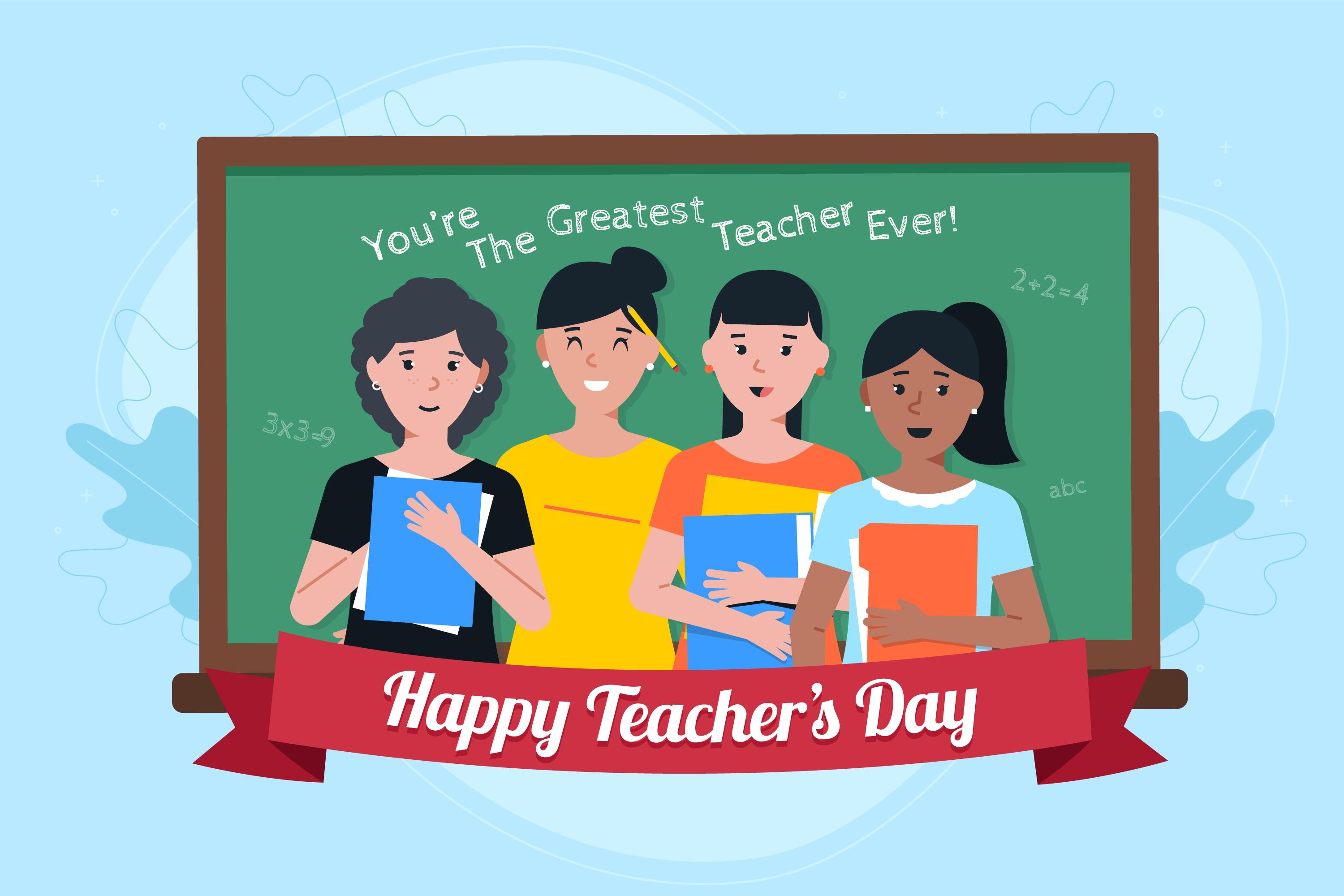 ilustrasi gambar ucapan Hari Guru