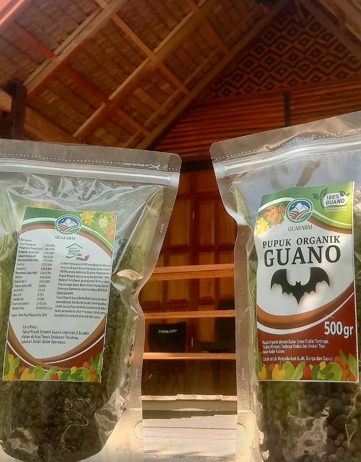 Potret produk UMKM KBA Rammang-Rammang: Pupuk Organik Guano | Instagram KBA Rammang-Rammang