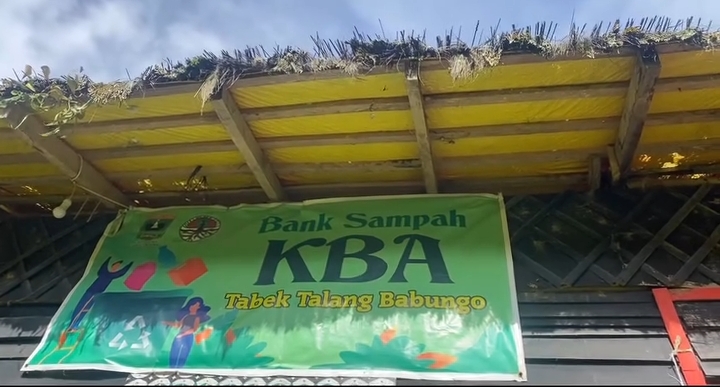 Potret Bank Sampah KBA Jorong Tabek Talang Babungo | Instagram KBA Tabek Talang Babungo