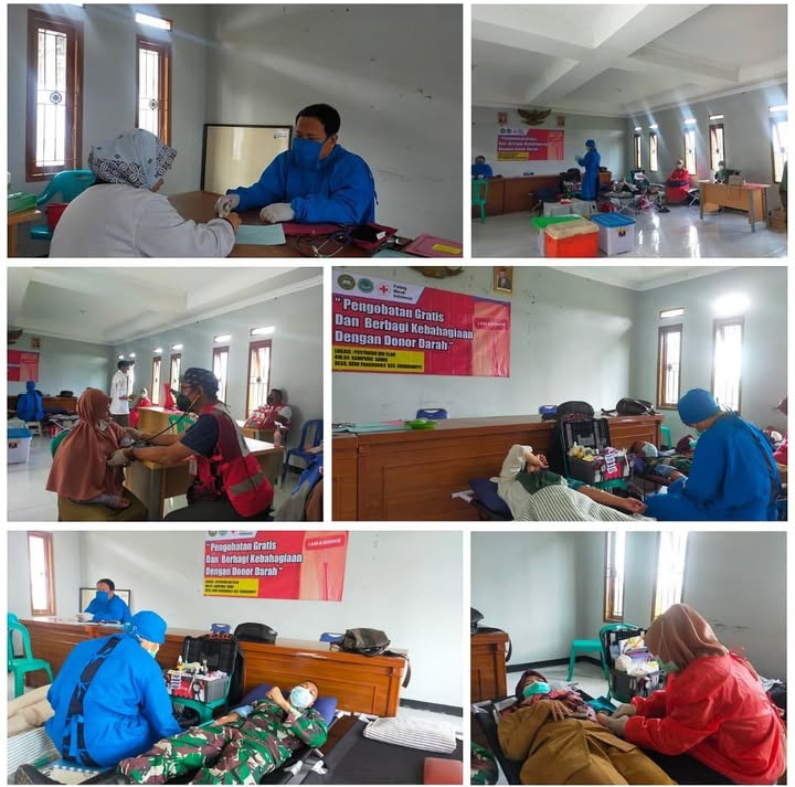 Potret Program Donor Darah dan Pengobatan Gratis KBA Gedepangrango | Instagram Gedepangrango