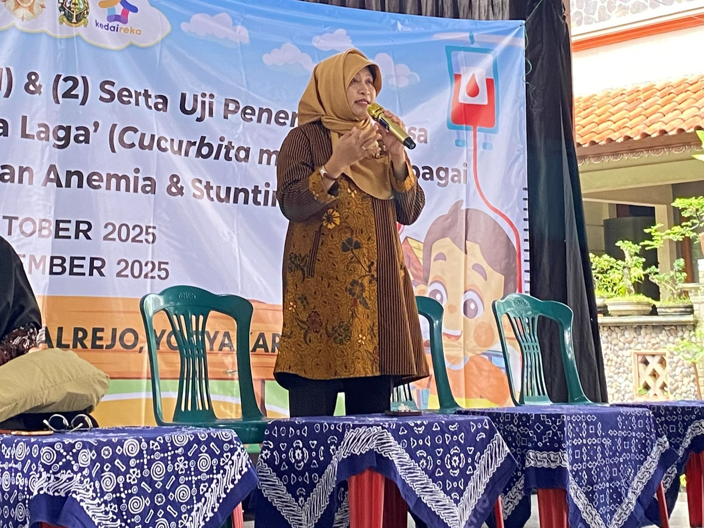 Sambutan oleh Puji selaku Ketua Peneliti | Dokumentasi Pribadi