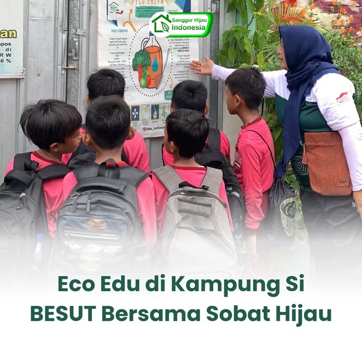 Potret program Si BESUT Eco Education | Instagram Sanggar Hijau Indonesia 