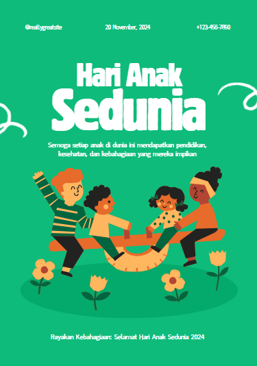 Desain Poster Hari Anak Sedunia (4) Desain Poster Hari Anak Sedunia (4)