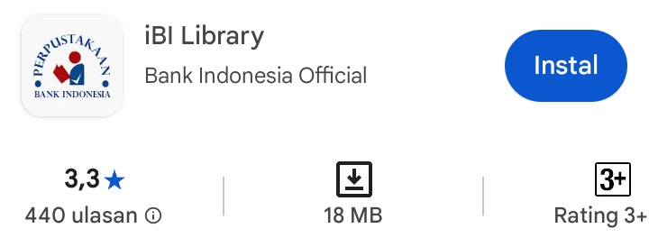 Aplikasi iBI Library | Play Store
