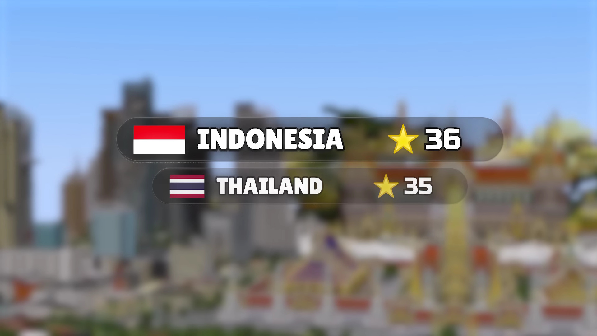 Tampilan Negara Indonesia di Minecraft