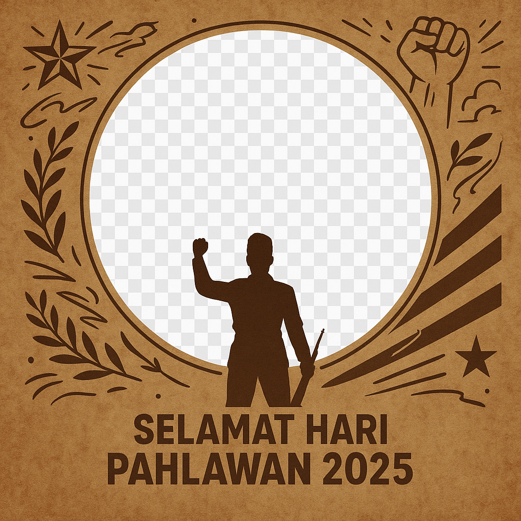 Prompt AI Twibbon Hari Pahlawan 2025 Bertema Patriotisme Vintage Prompt AI Twibbon Hari Pahlawan 2025 Bertema Patriotisme Vintage