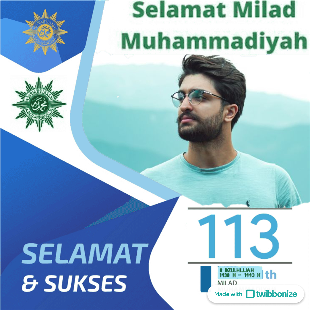 twibbon milad ke-113 muhammadiyah 2025