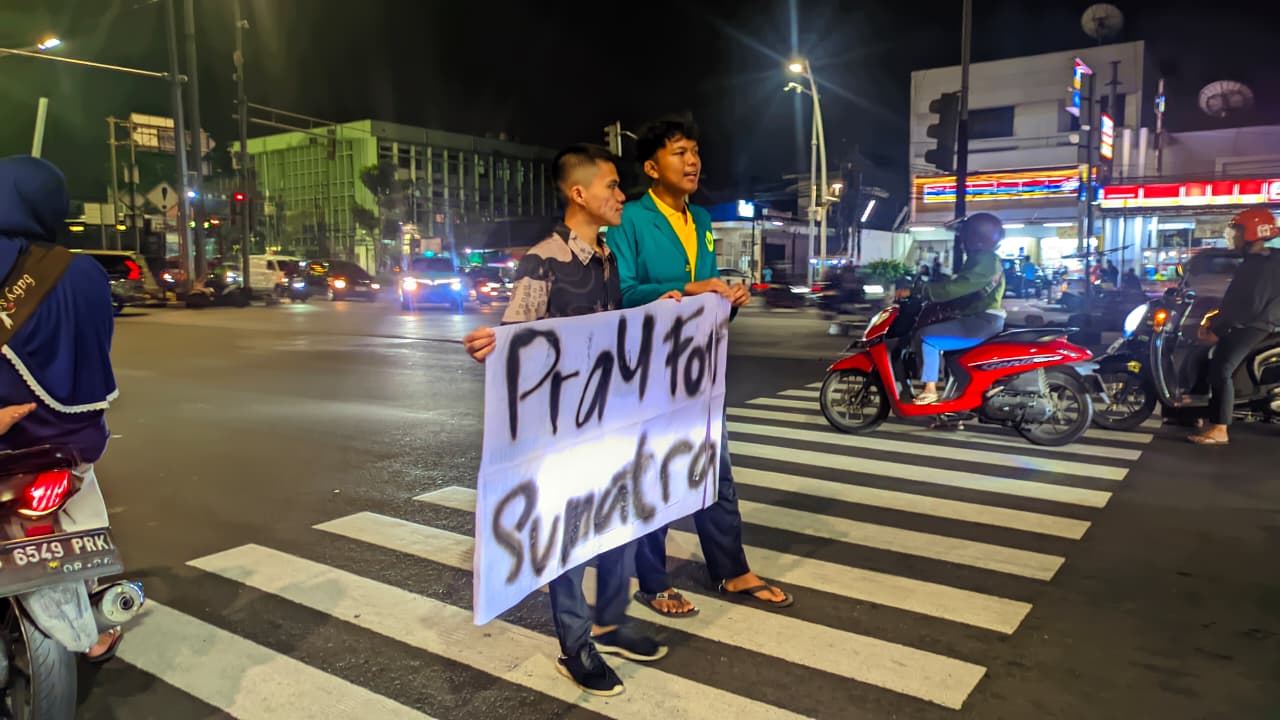 Aksi peduli mahasiswa asrama pada korban bencana sumatra | Dokumen Pribadi