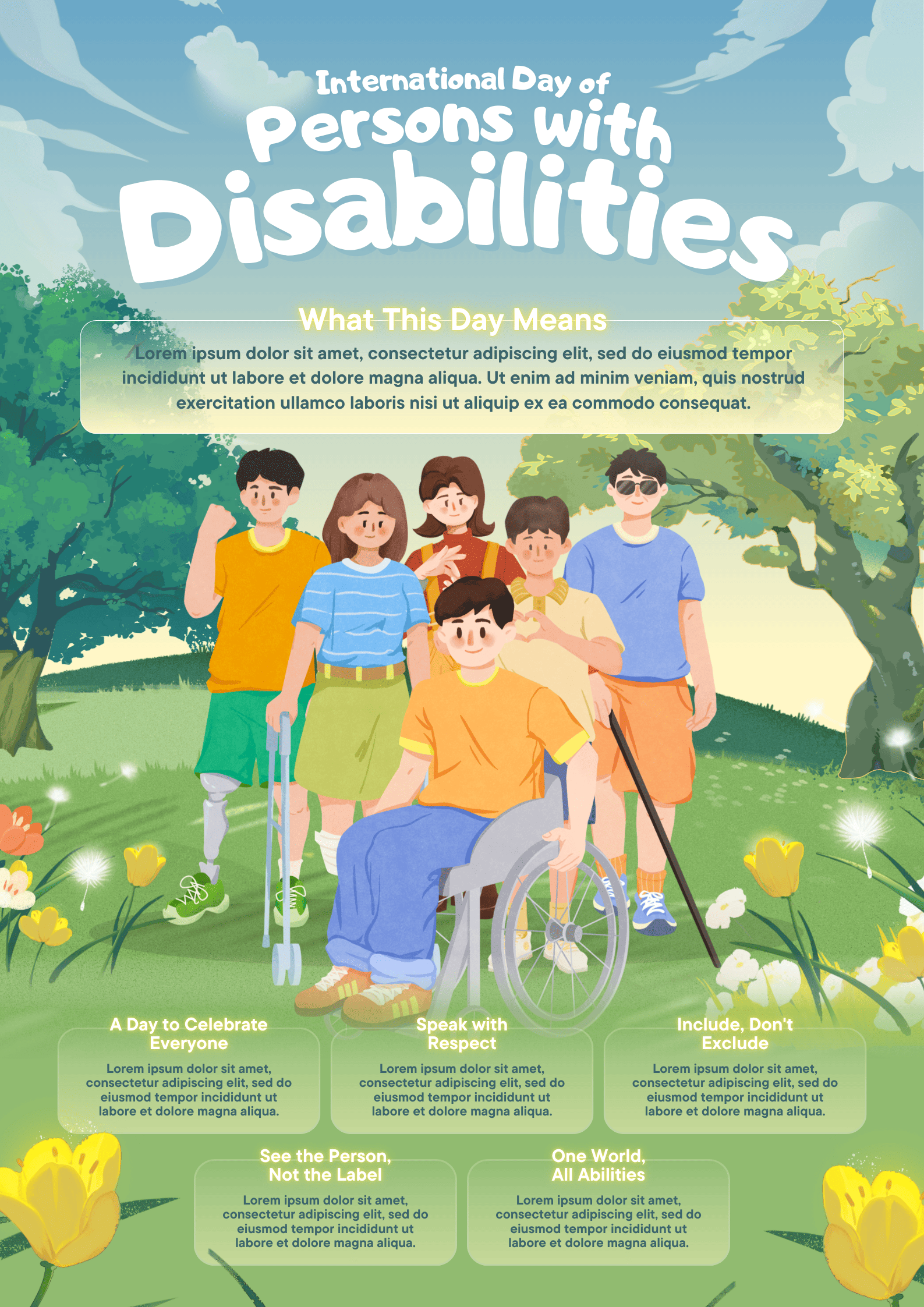Poster Hari Disabilitas Internasional Poster Hari Disabilitas Internasional