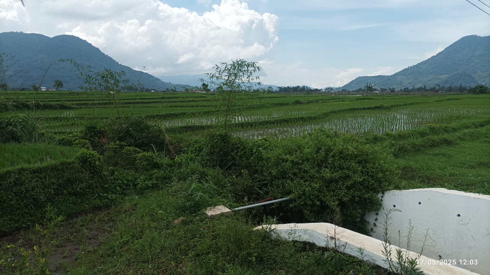 Perswahan dan sungai yang masih terjaga di Kadungora-Garut/Foto : Dok. Pribadi/Agus Kusdinar