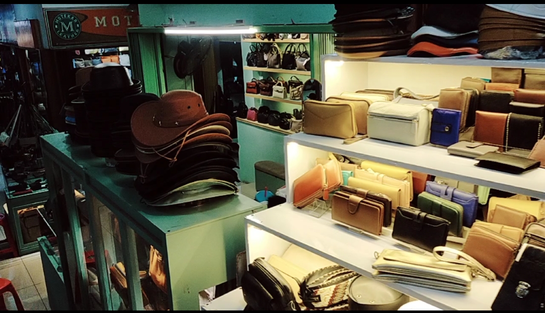 Kerajinan kulit (Foto: Dokumen penulis)