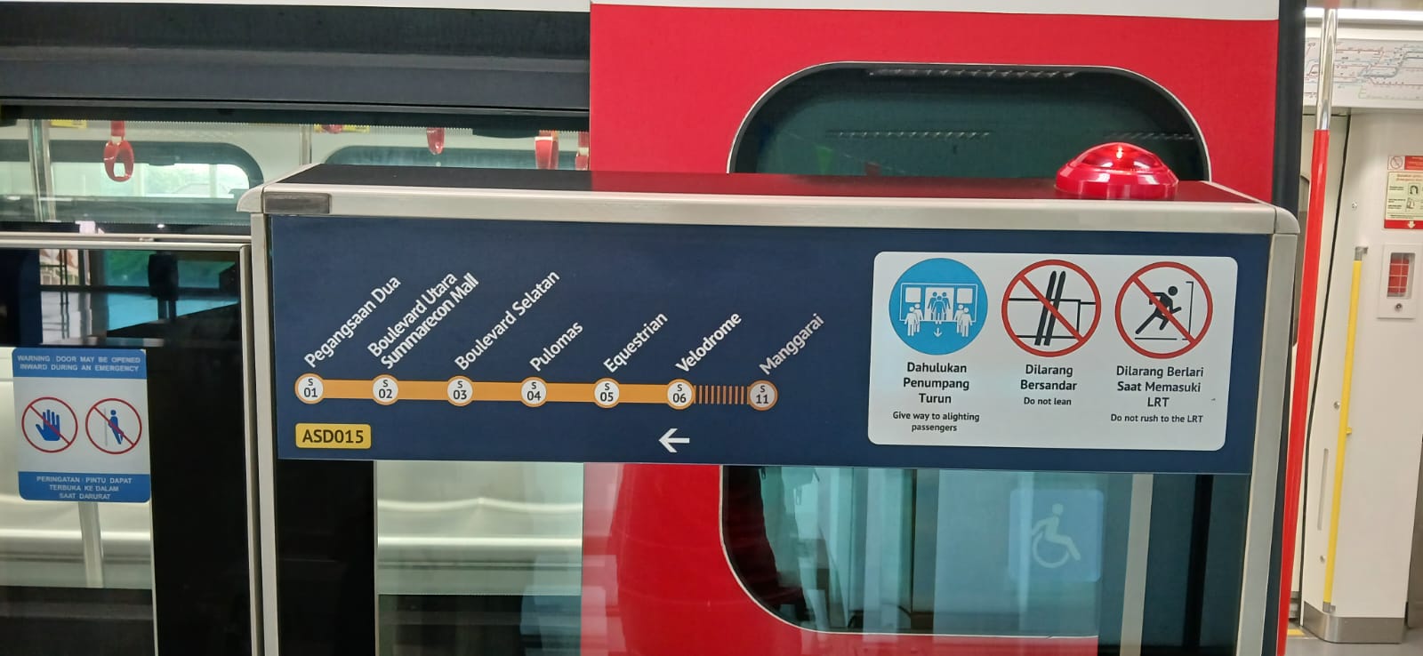 Rute Tahap 1A LRT Jakarta