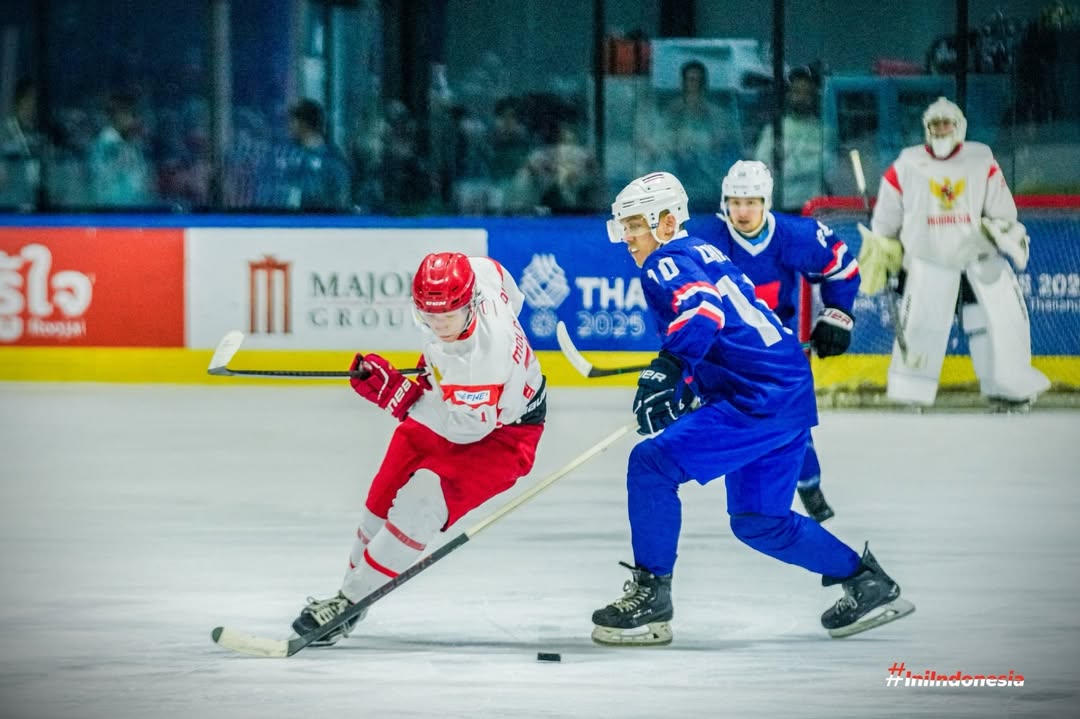 Timnas Hoki Es Indonesia di SEA Games 2025./NOC Indonesia