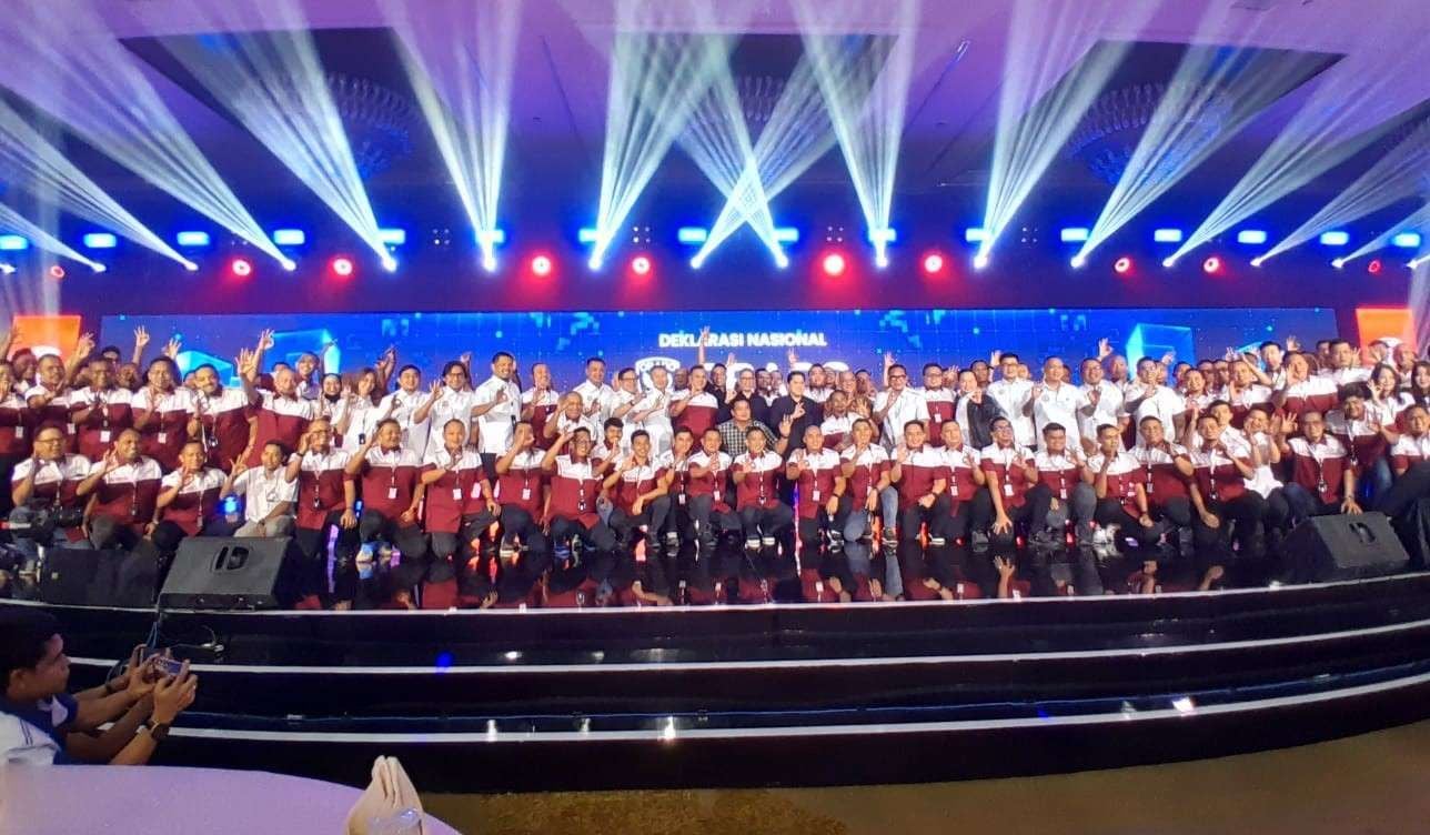 Pengurus Provinsi (Pengprov) ORADO dari 38 daerah usai seremoni deklrasi pengurus di Hotel Mulia, Senayan, Jakarta, Rabu (7/1/2026) (Foto: RRI/Asniar Litiloly)