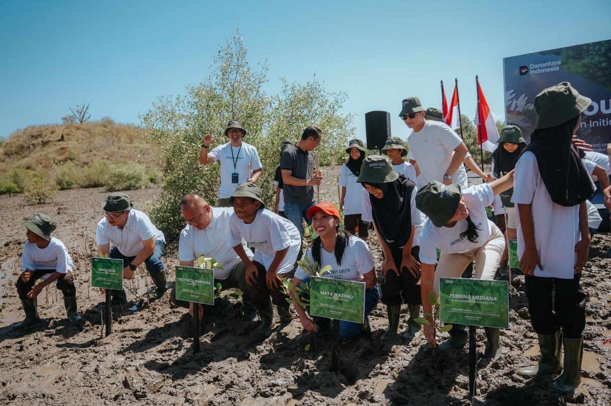 (Penanaman Mangrove InJourney dan ITDC di Mandalika)