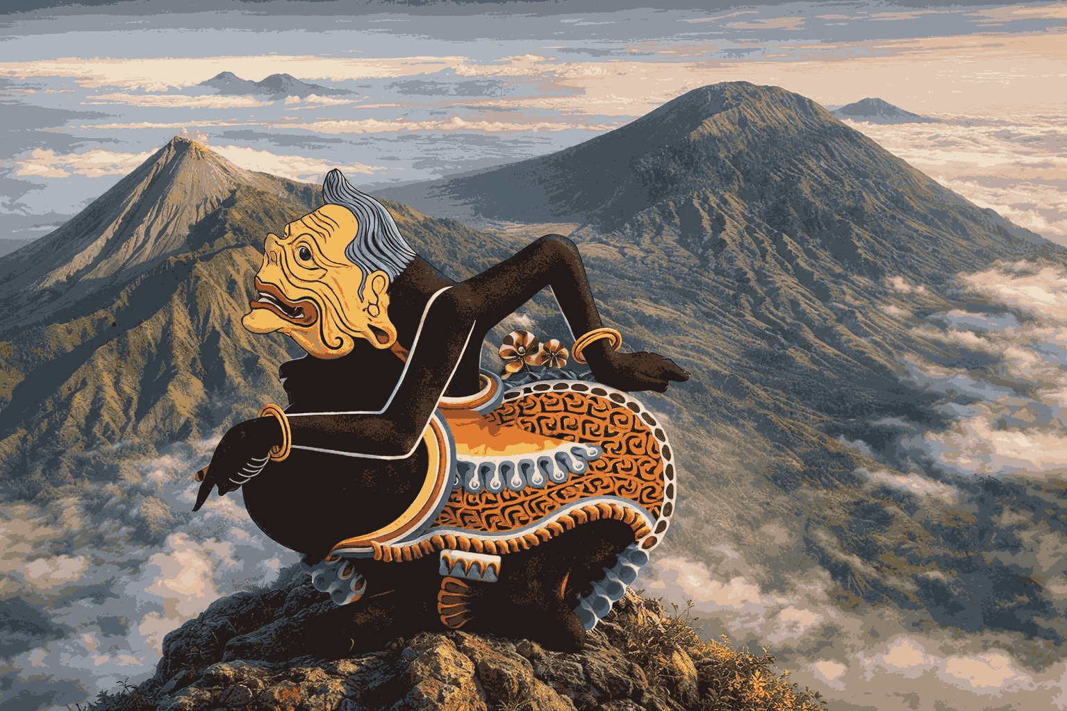 Tokoh sentral dalam Kapitayan adalah Dang Hyang Semar (Gambar Ilustrasi: ChatGPT Image)