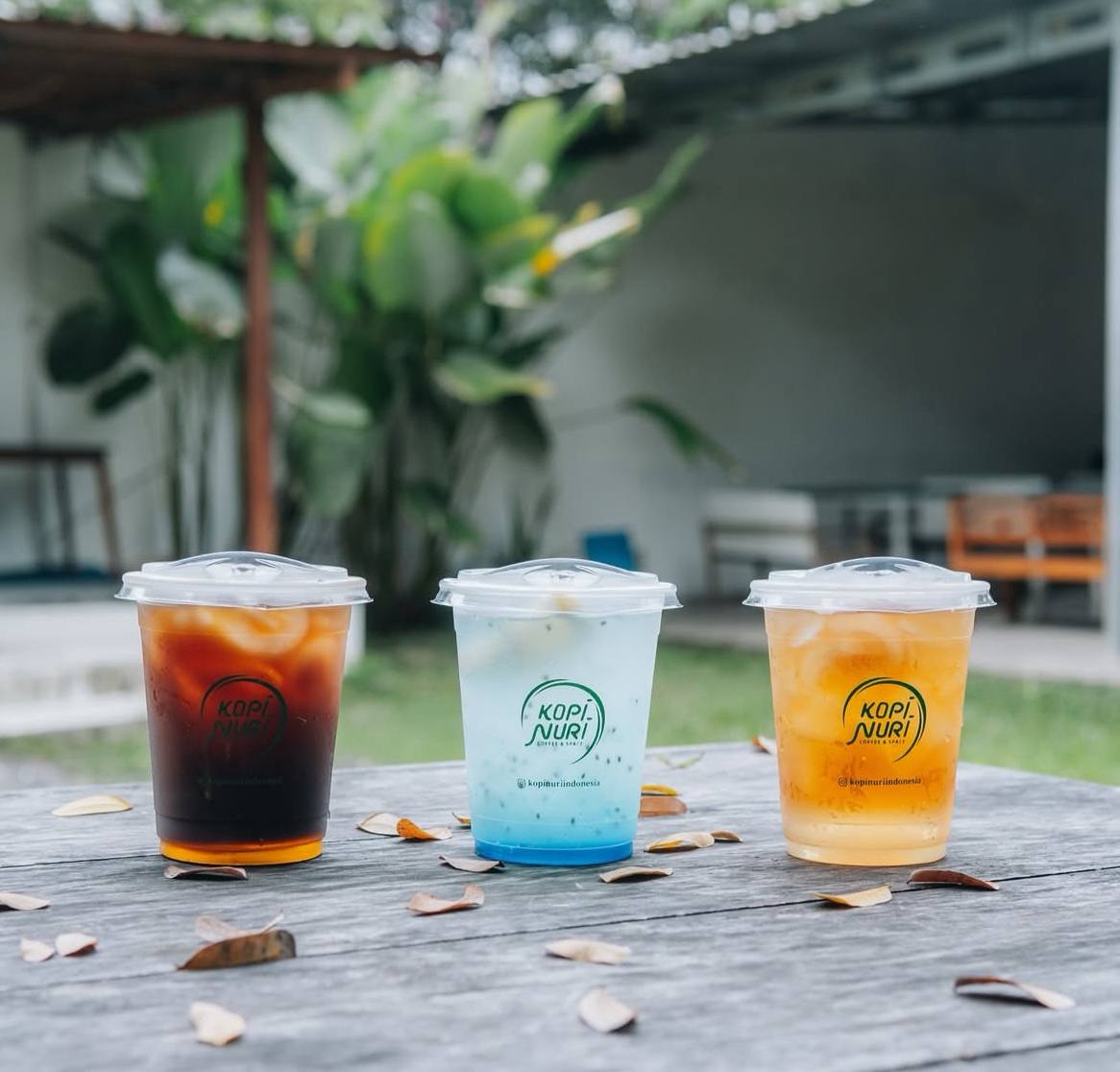 Beberapa minuman di Kopi Nuri Jogja