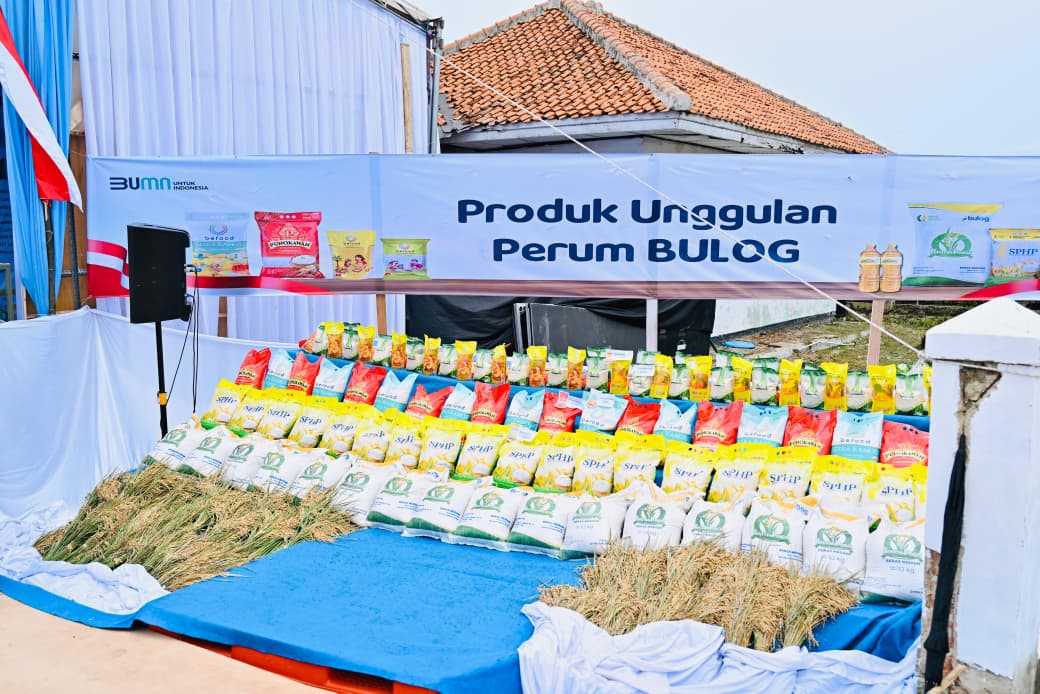 Beras Bulog yang surplus sepanjang 2025 | BPMI Setpres