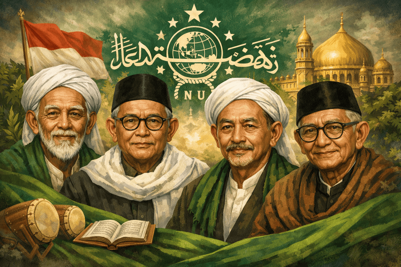 tokoh-tokoh pendiri NU | ai generated