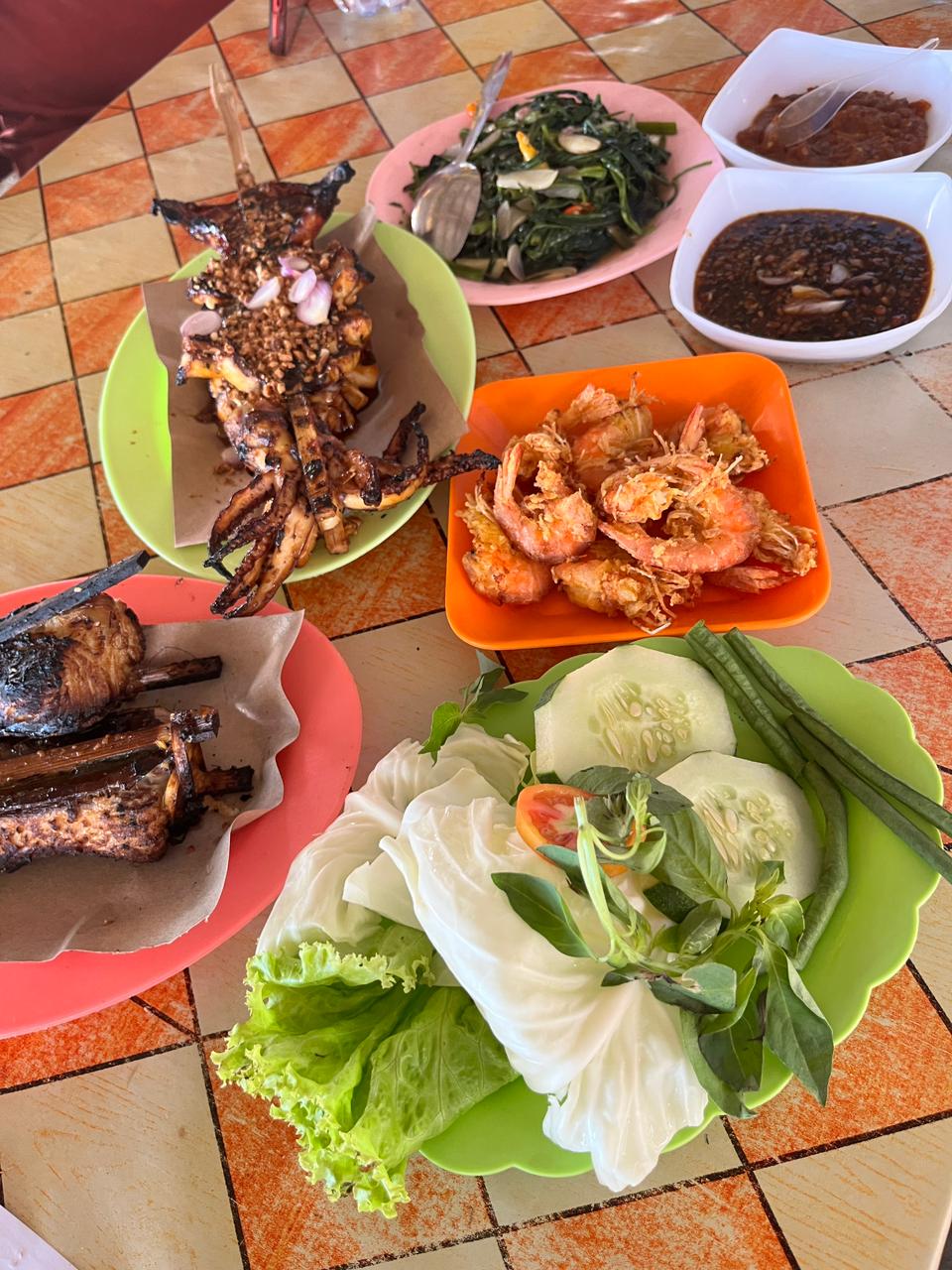  Olahan seafood yang menggiurkan | Foto: Dokumentasi Pribadi 