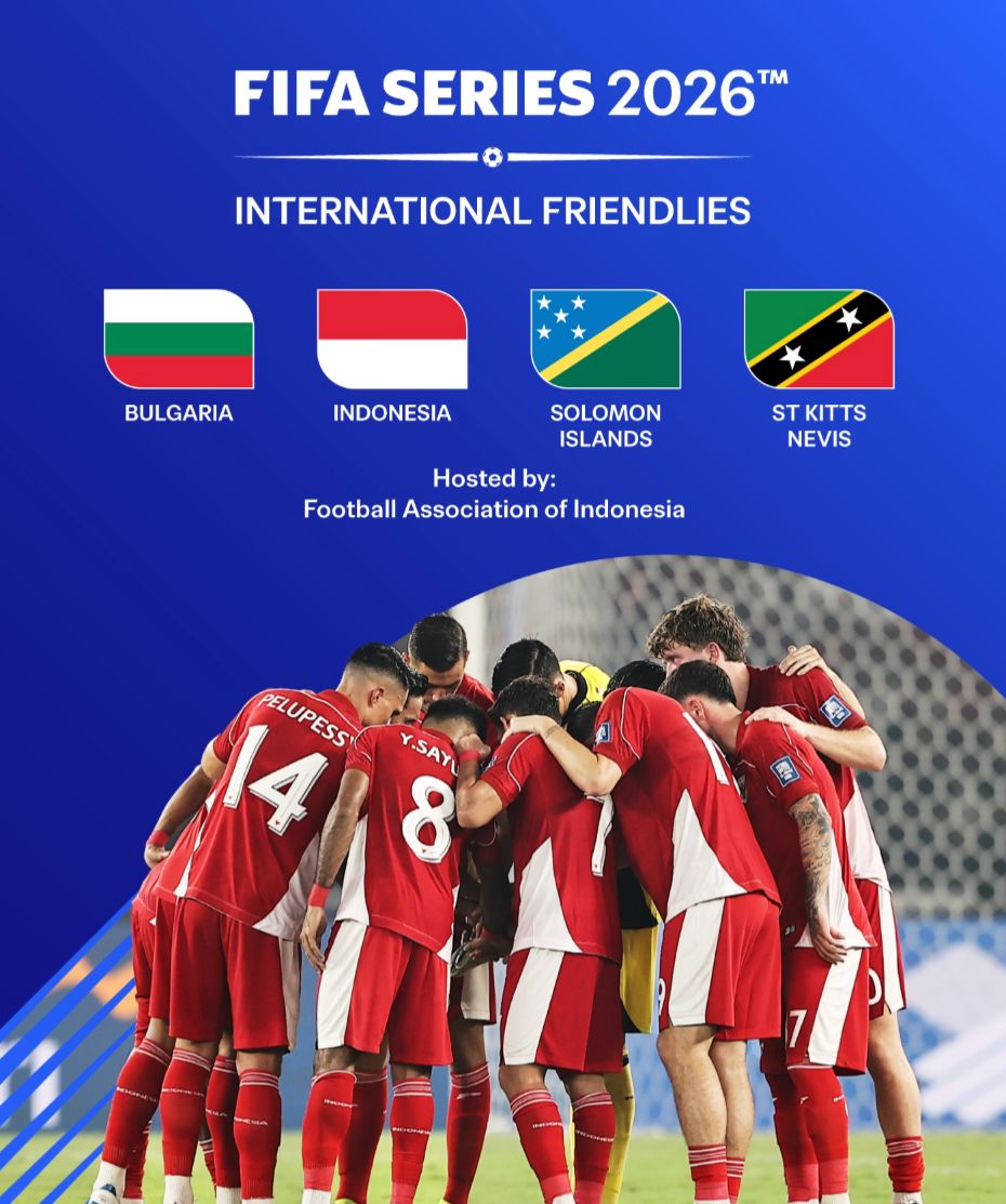 lawan timnas Indonesia di ajang FIFA SERIES 2026