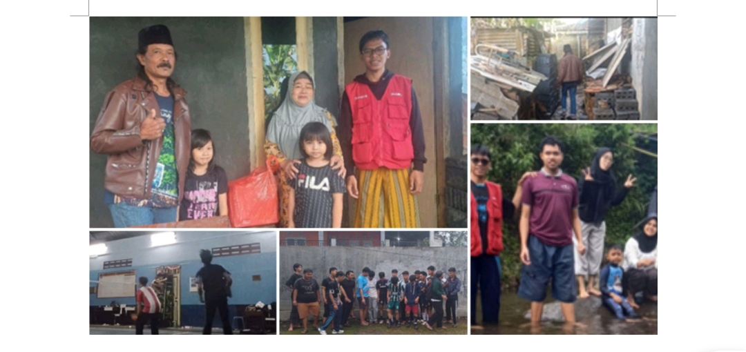 Kebersamaan mahasiswa dan warga dalam kegiatan sosial dan olahraga bersama | sumber foto: Kelompok KKS 18 / Dok. Pribadi Muhammad Romdoni