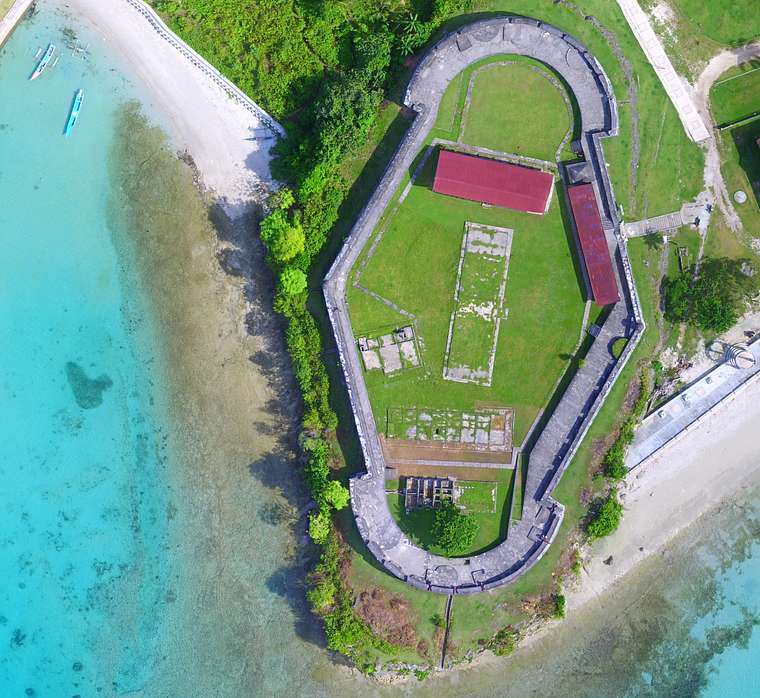 Benteng Duurstede tampak atas