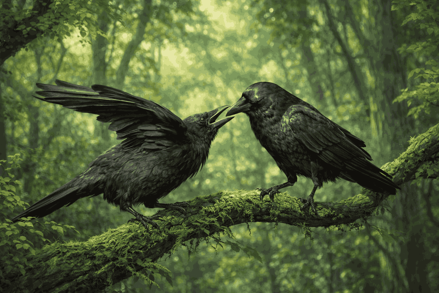 Gagak Flores termasuk omnivora (Foto: ChatGPT Image)