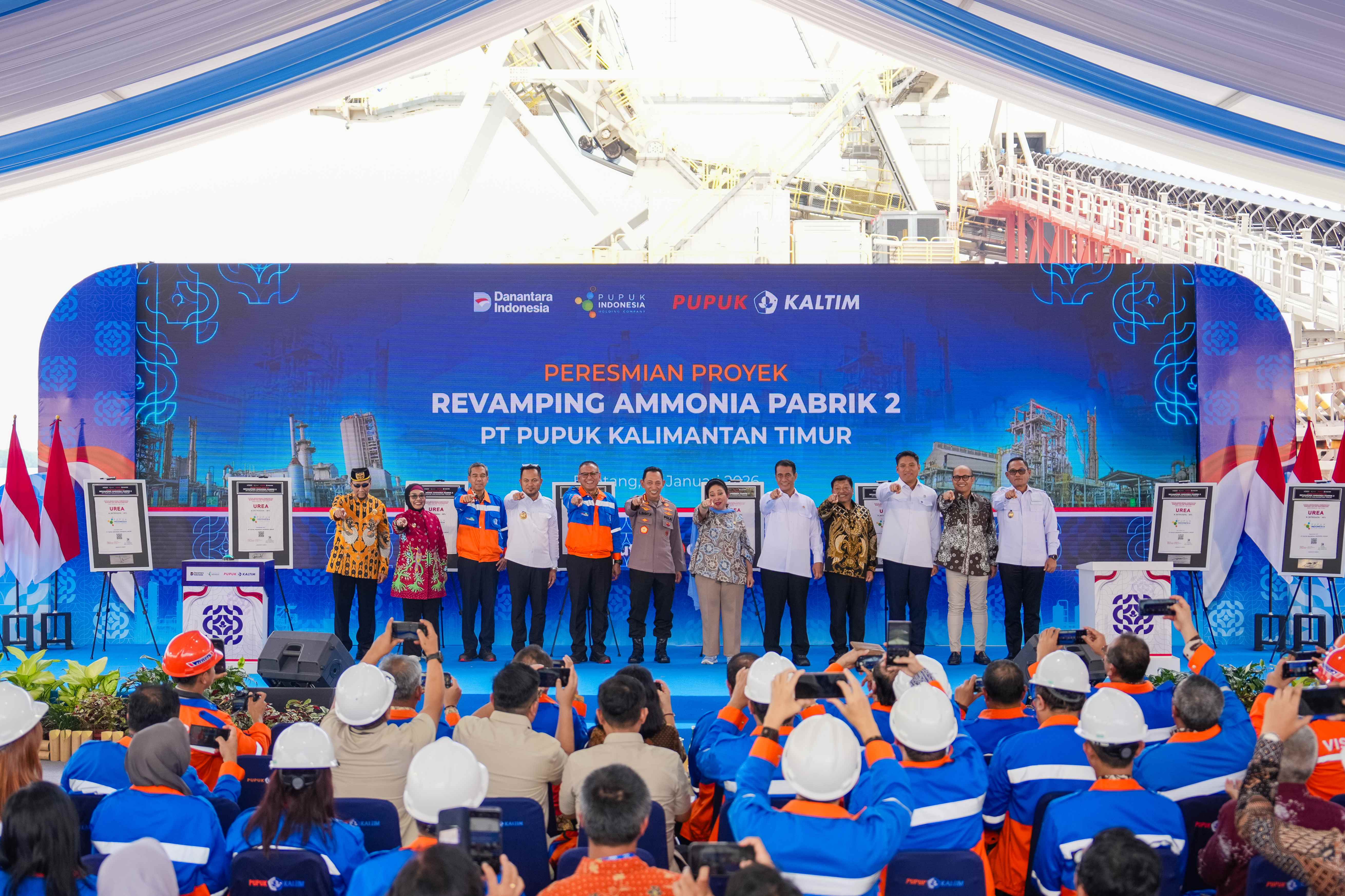Peresmian revamping ammonia pabrik-2 Pupuk Kaltim