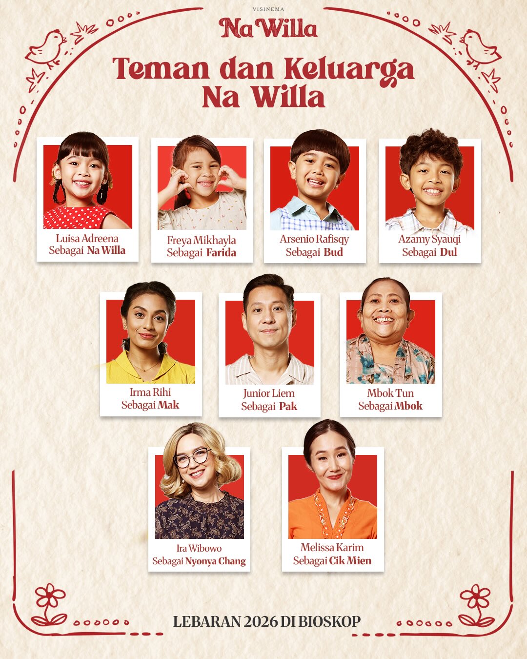 Daftar Pemeran Film Na Willa Lengkap Sinopsis dan Jadwal Tayang Kapan | Sumber: Instagram @nawillaofficial