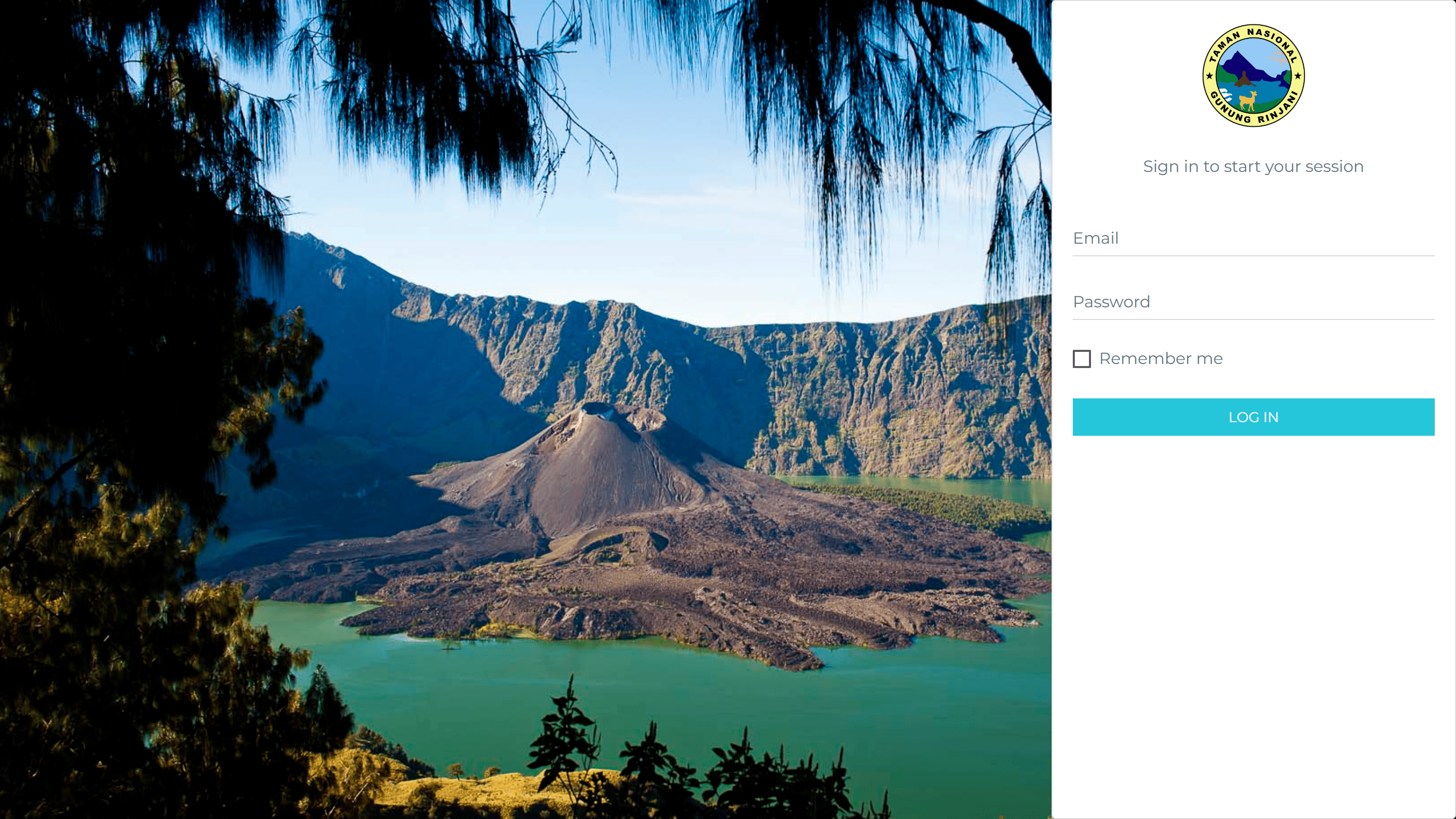 Tampilan laman website E-Rinjani | Dokumentasi Pribadi @RevaldyLatumeten