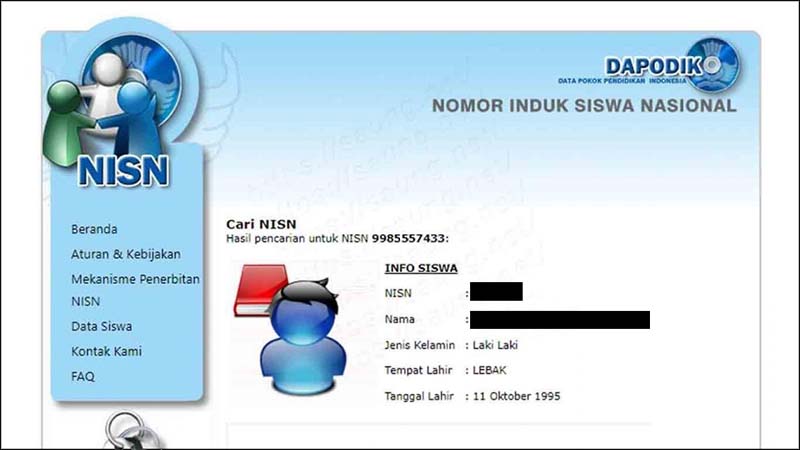 nisn, cek nisn online, nisn online