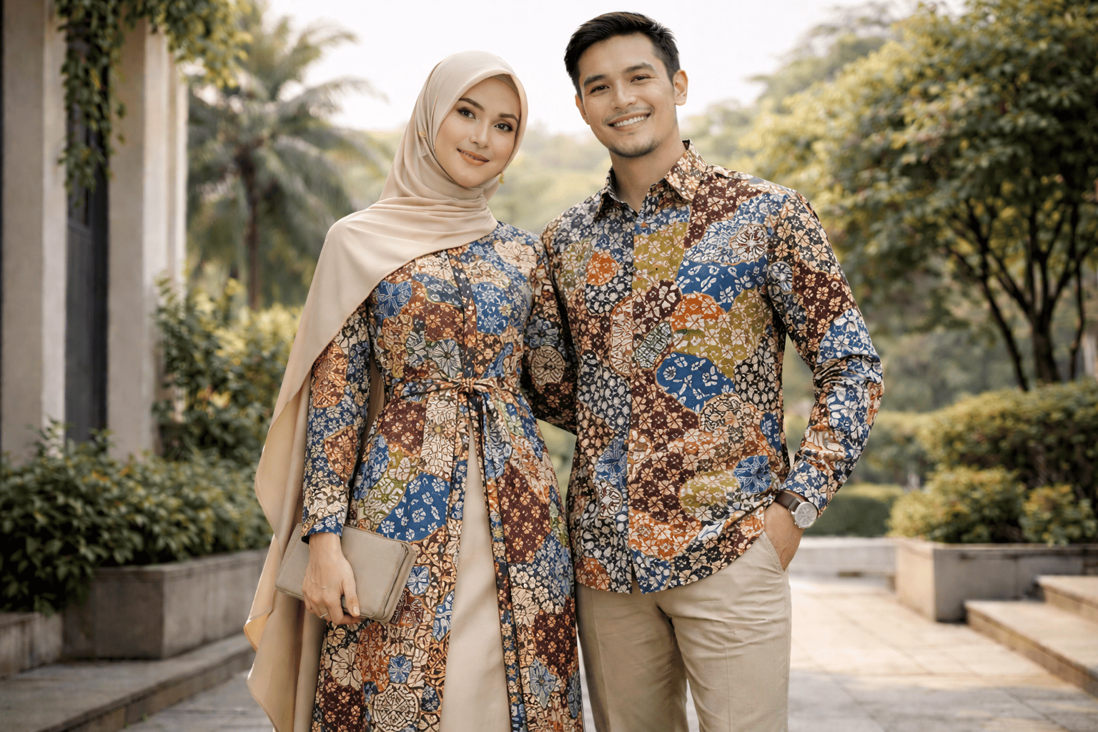 Ilustrasi Batik Motif Sekar Jagad | Dokumentasi Pribadi/AI