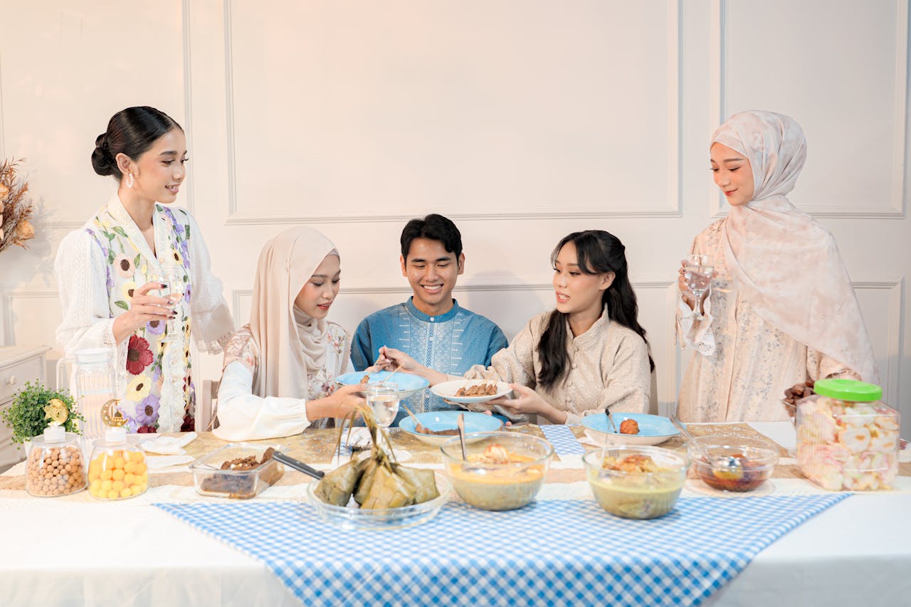 lebaran kupat bersama keluarga