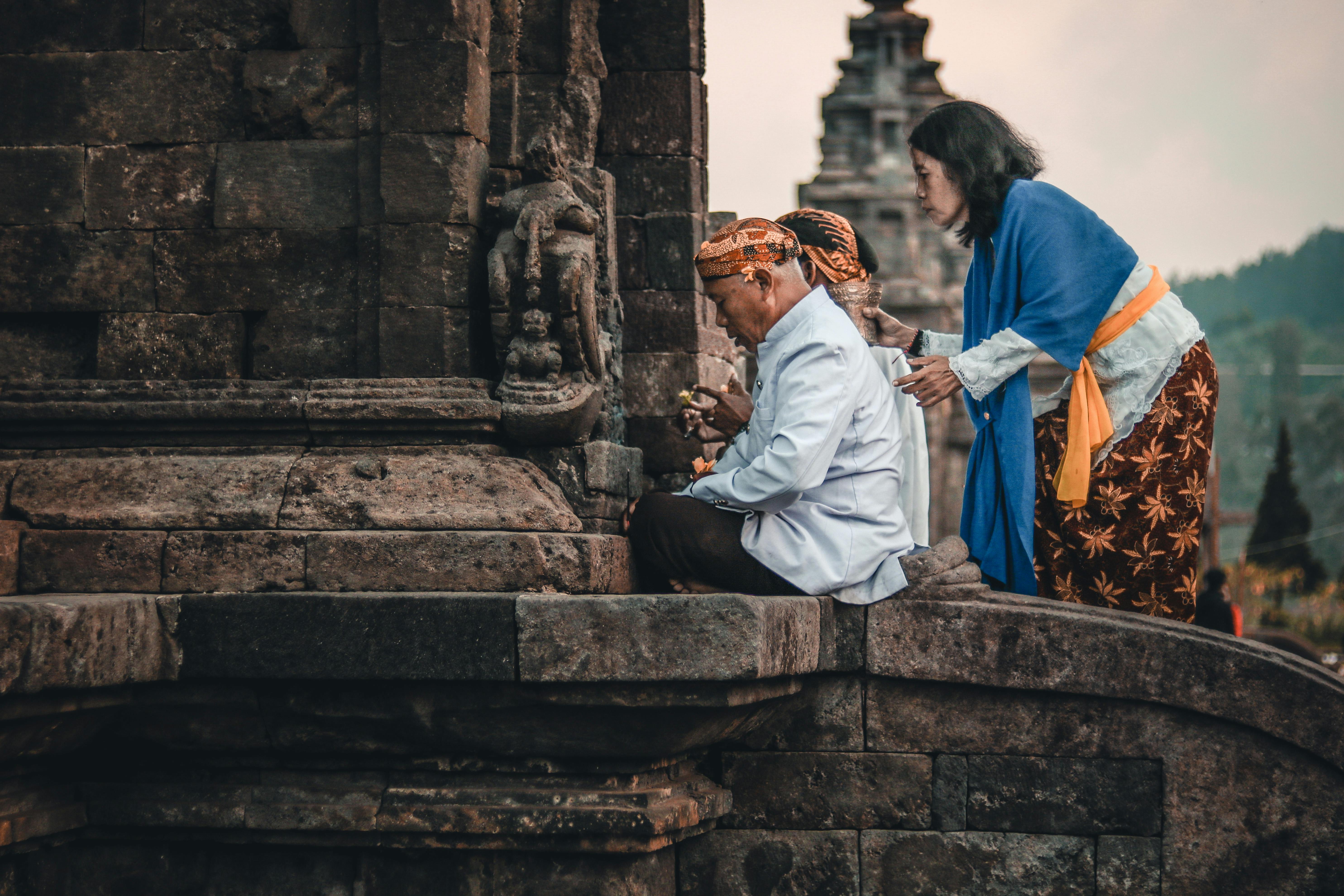 Ilustrasi betapa di pintu masuk Borobudur