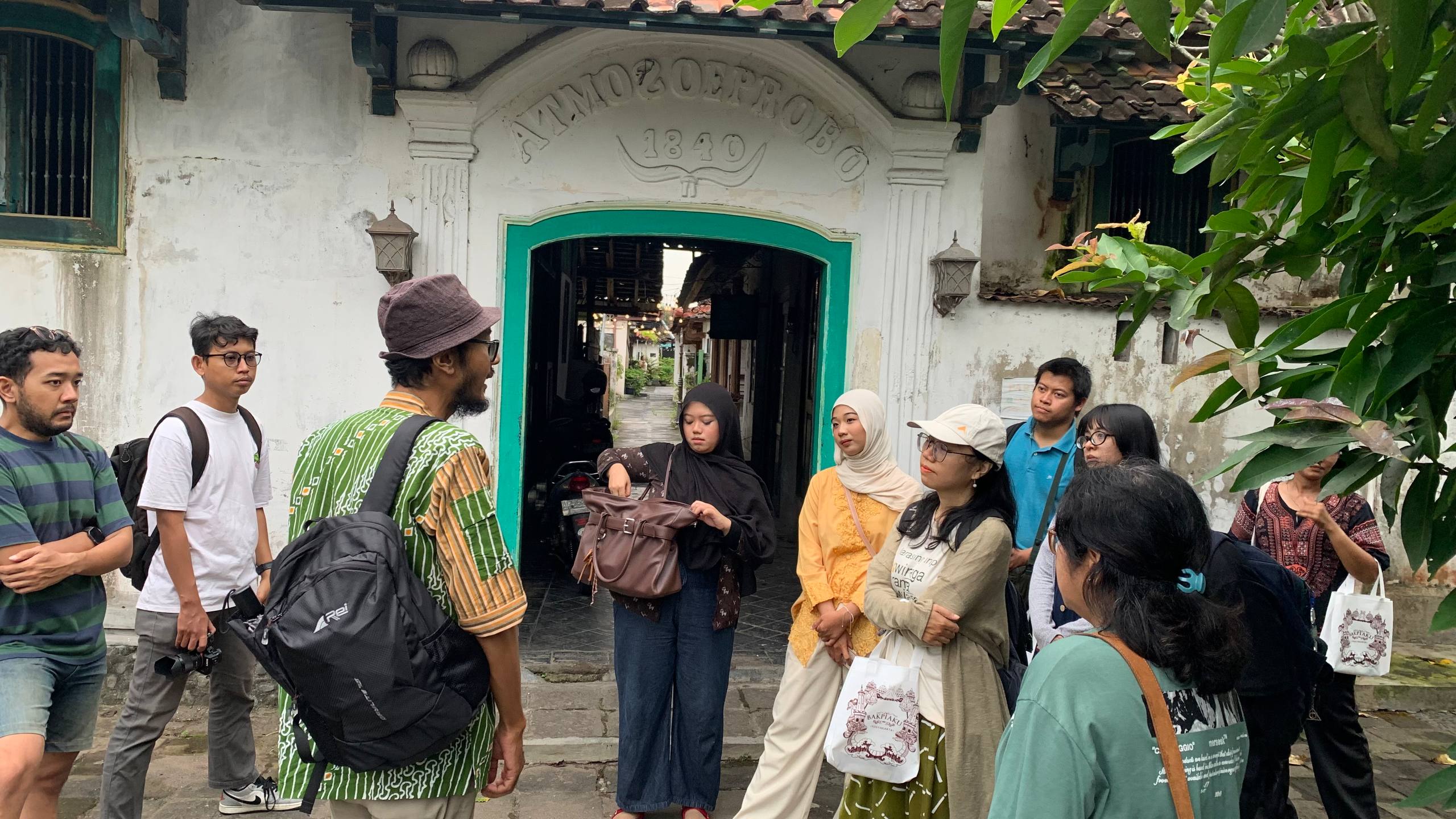 Suasana Jogja Heritage Green Tour di Kotagede, Minggu (1/3) | Foto: GNFI/Pierre Rainer