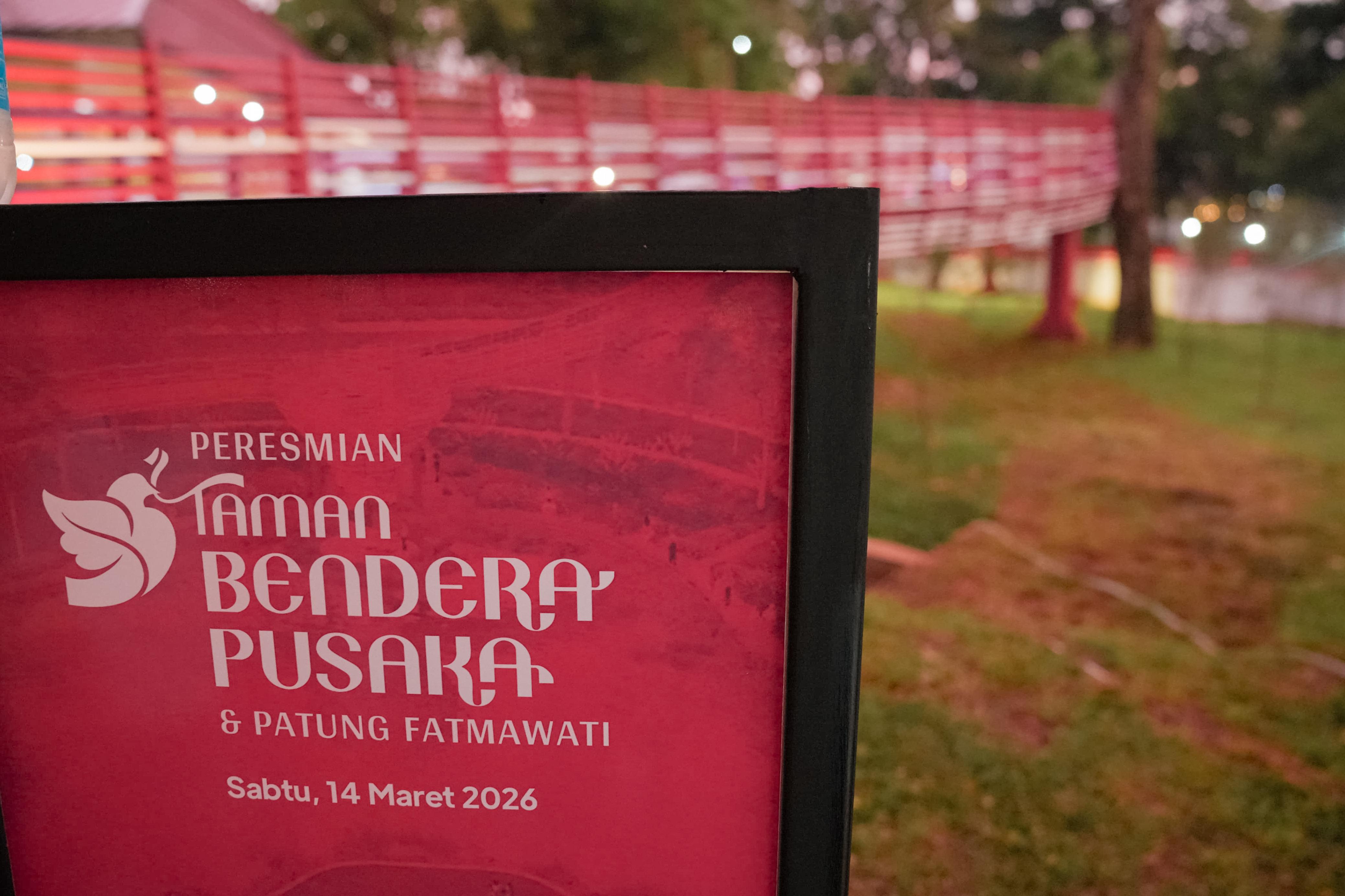 taman bendera pusaka, taman bendera pusaka kapan dibuka