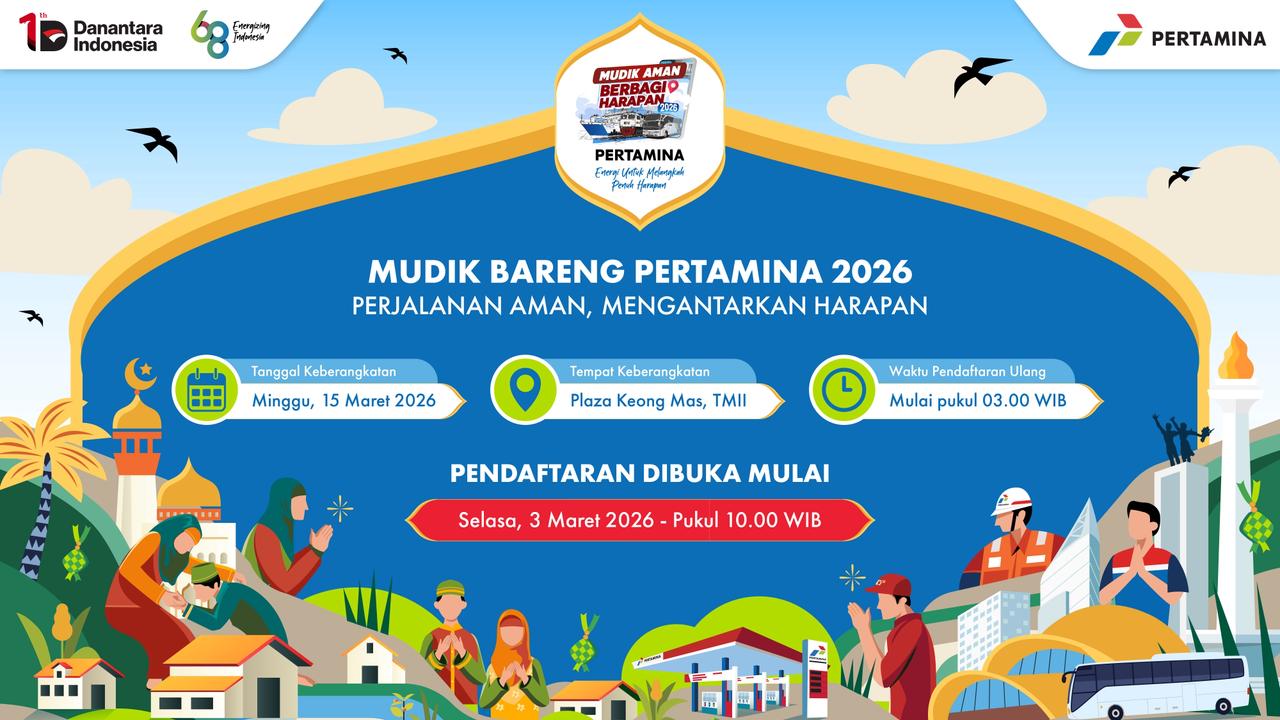 mudik gratis pertamina 2026, mudik pertamina, link mudik gratis pertamina 2026