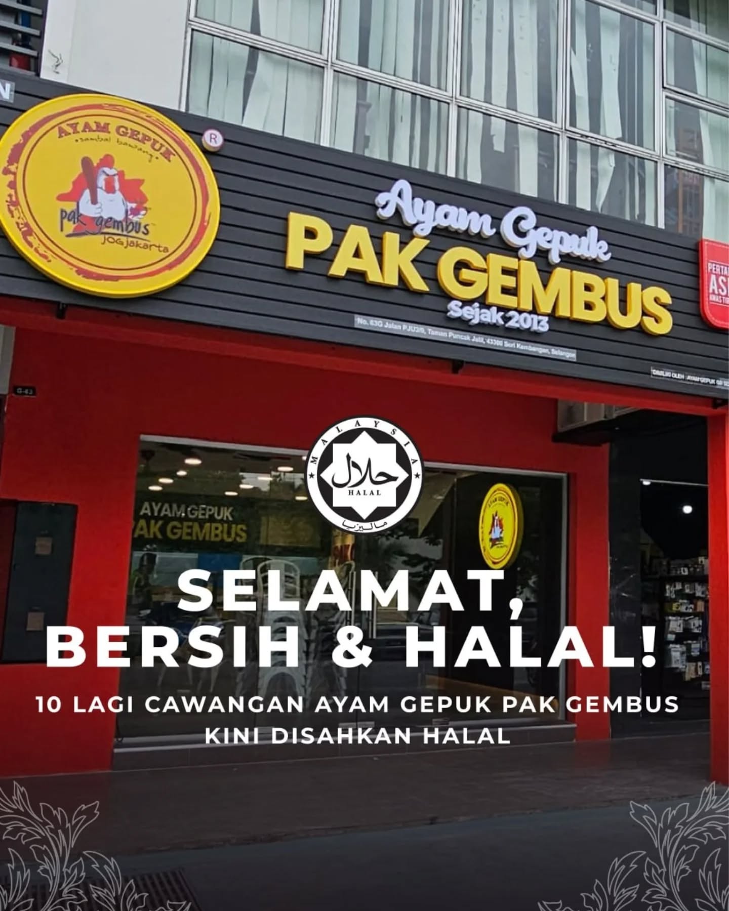 Ayam Gepuk pak Gembus