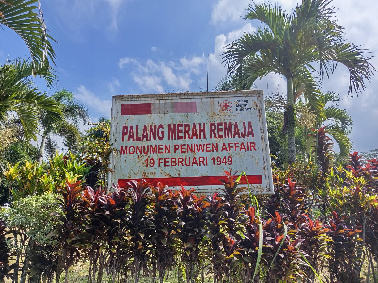 Papan Nama Monumen Peniwen Affair © Dokumentasi Pribadi