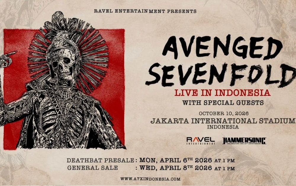 konser Avenged Sevenfold Jakarta, konser Avenged Sevenfold Indonesia, konser Avenged Sevenfold 2026, harga tiket konser Avenged Sevenfold Jakarta