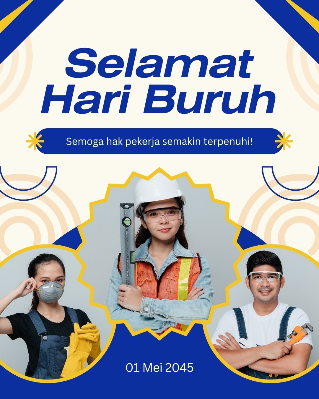 Kumpulan Twibbon Gratis dan Ucapan Hari Buruh 2026, Cocok untuk Instagram!