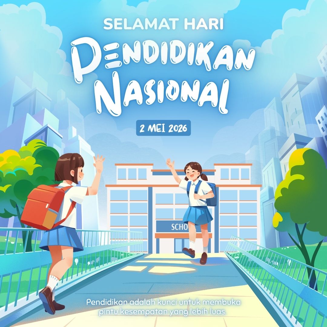 Gambar Ucapan Hardiknas 2026 Gratis dan Bisa Diedit, Lengkap Captionnya!