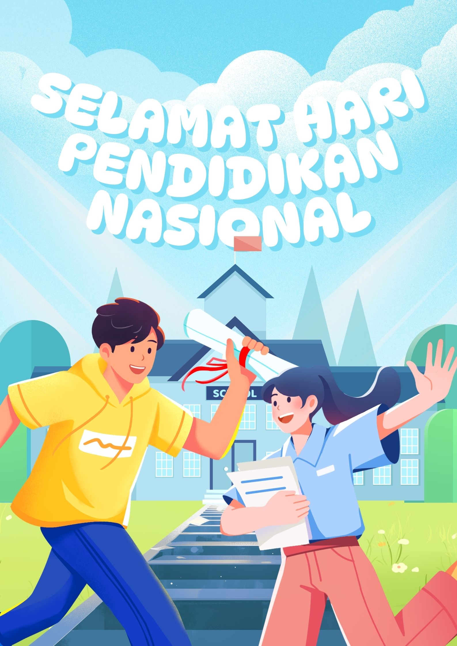 Gambar Ucapan Hari Pendidikan Nasional 2026 Terbaru dan Gratis, Lengkap Ide Caption untuk Medsos!