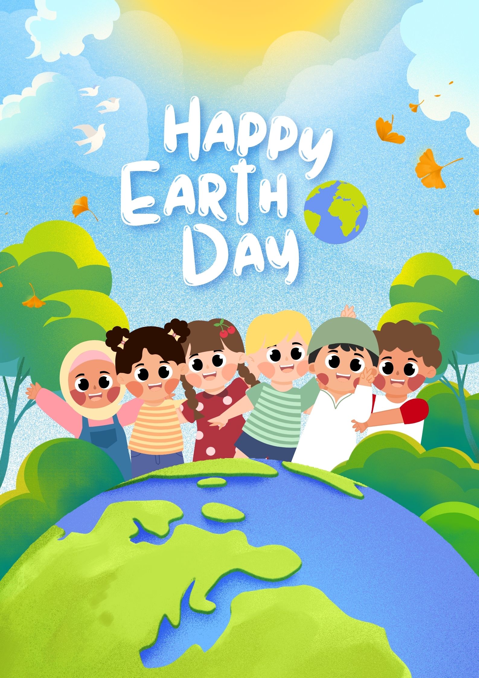 Inspirasi Poster Hari Bumi Gratis dan Tutorial Cara Download-nya, Cocok untuk Story Instagram! | Canva