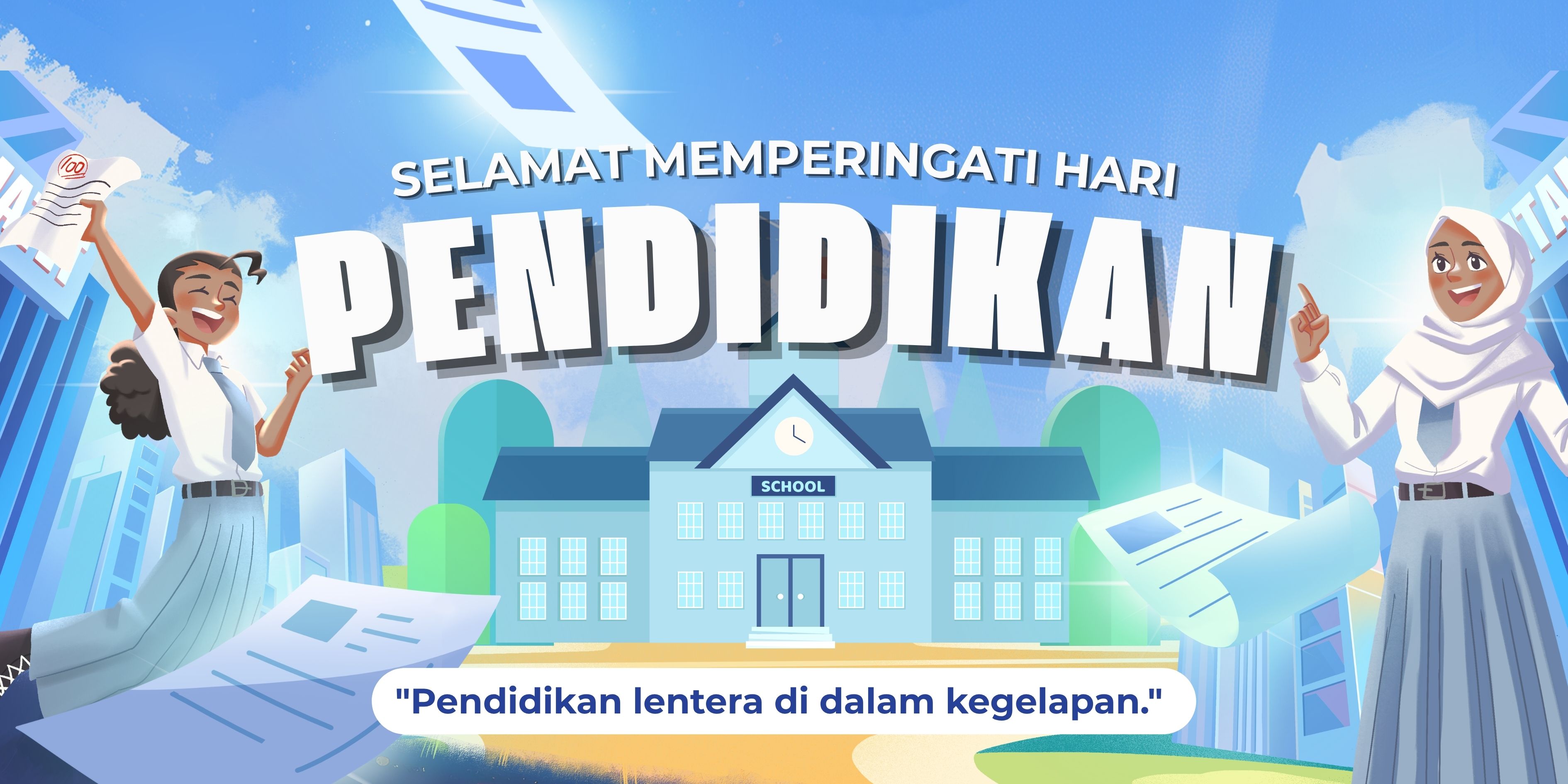 Gambar Ucapan Selamat Hari Pendidikan Nasional 2026 untuk Dukung Kesetaraan Edukasi, Bisa untuk Post Instagram!