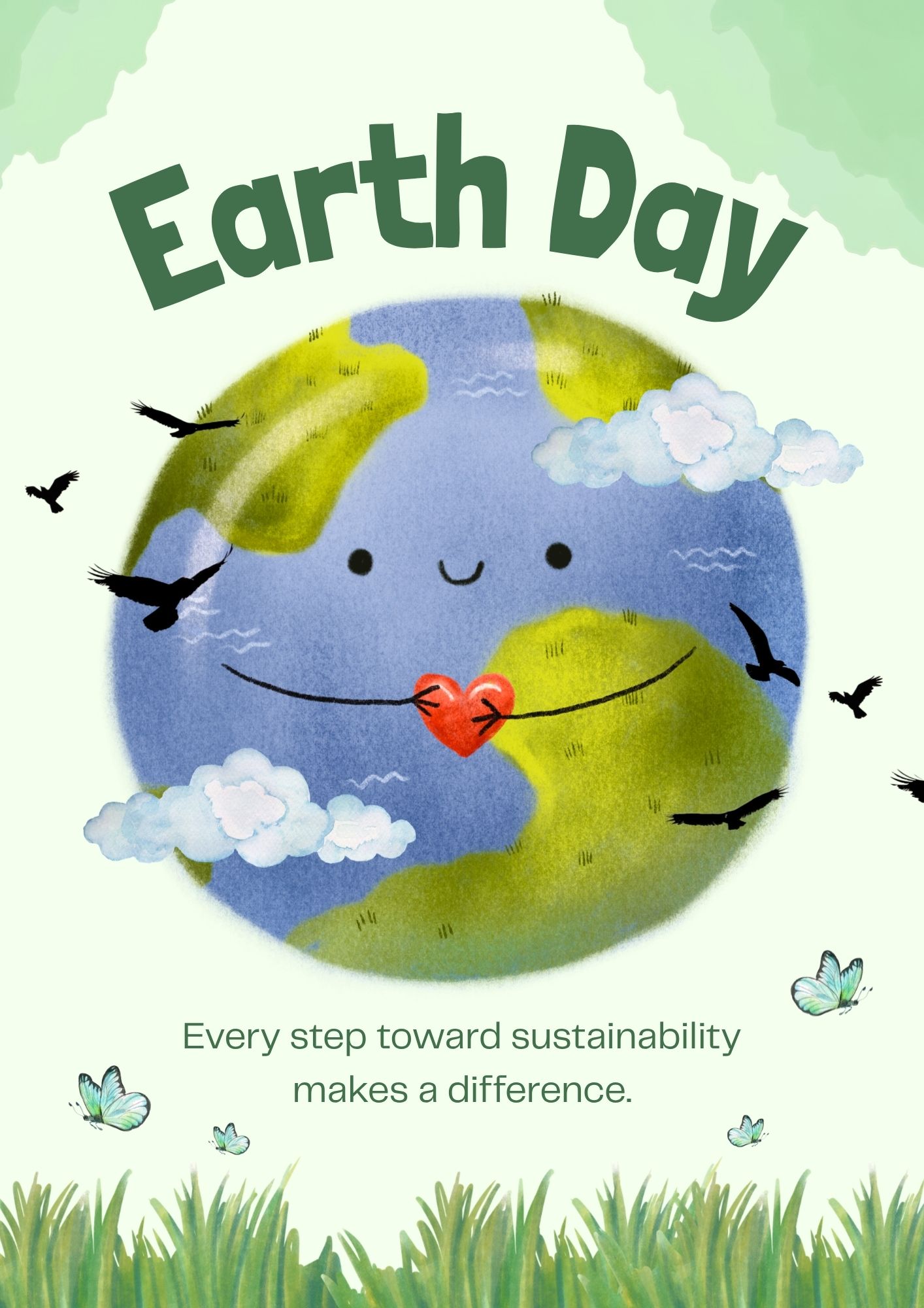 20 Poster Hari Bumi Sedunia 2026 untuk Media Sosial, Lengkap Ucapan Singkatnya!