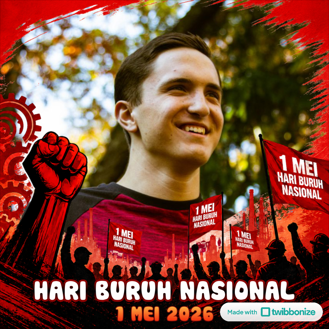Twibbon May Day 2026 Terbaru dan Gratis, Lengkap Ucapan Selamat Hari Buruh Nasional!