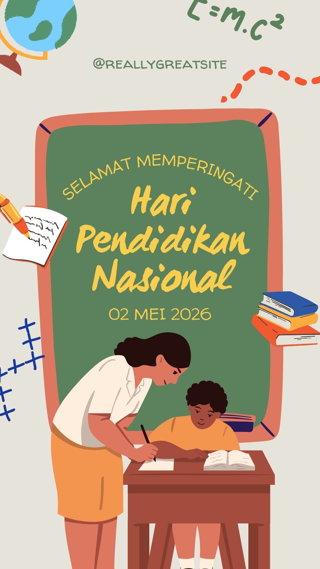 Poster Hardiknas 2026 Terbaru dan Simple, Inspirasi Gambar untuk Anak TK dan SD!